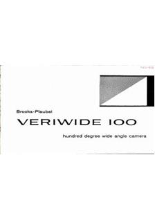 Brooks Veriwide 100 manual. Camera Instructions.